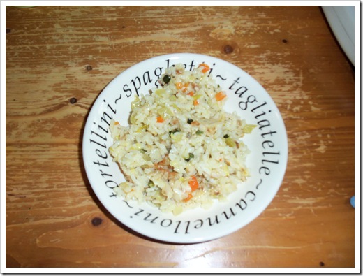 Vegetable risotto