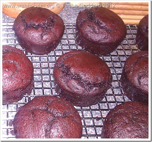 Wheat-free, low-GI chocolate muffins