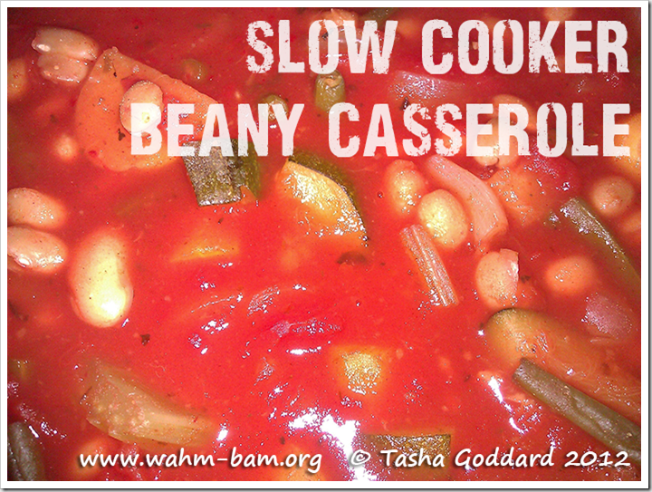 Slow cooker beany casserole recipe